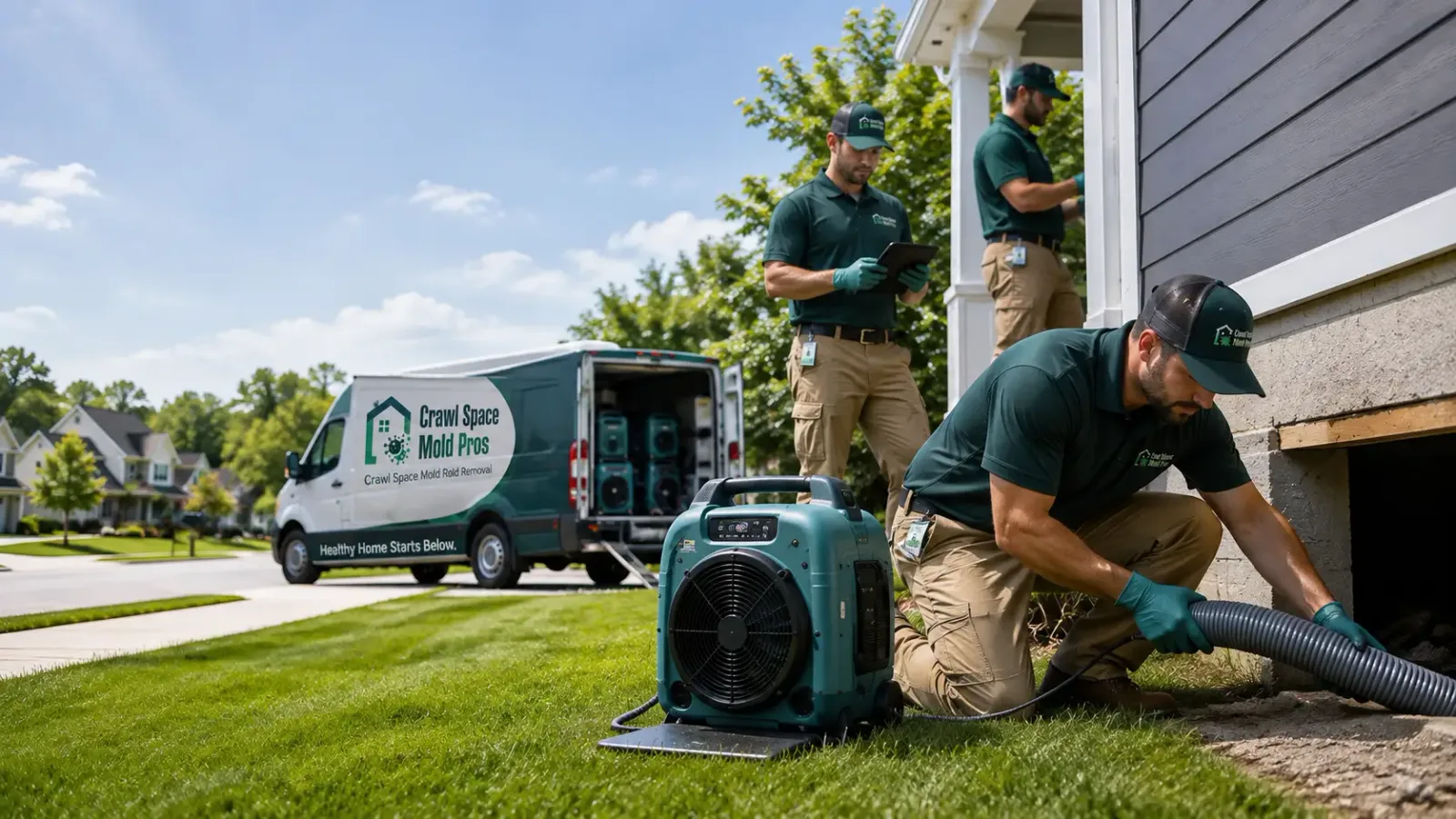 Crawl Space Mold Removal in Ledyard, CT